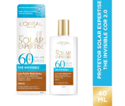 Protetor Solar Facial FPS 60 Para Rosto Com Ácido Hialurônico, Textura Aquosa Ultraleve – L’Oréal Paris Solar Expertise The Invisible na Amazon