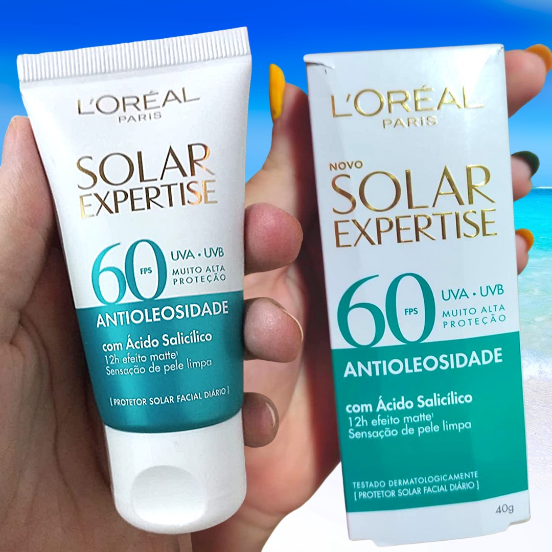 Protetor Solar Facial L’Oréal Paris Solar Expertise Antioleosidade Fps60 40G na Amazon