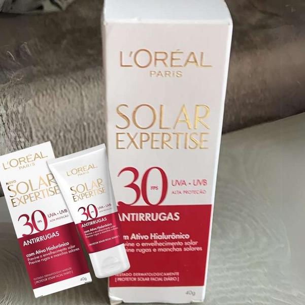 Protetor Solar Facial L’Oréal Paris Solar Expertise Antirrugas FPS 30, 40g na Amazon