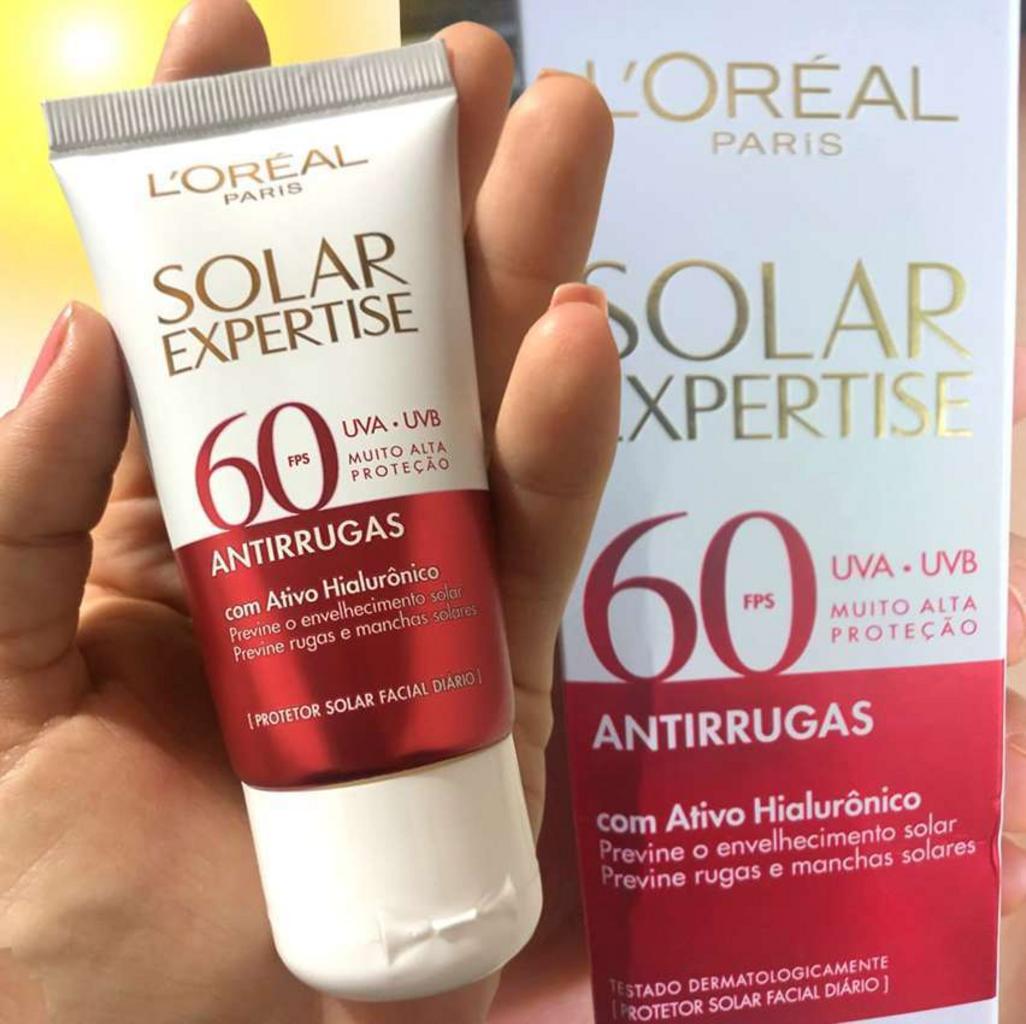 Protetor Solar Facial L’Oréal Paris Solar Expertise Antirrugas FPS 60, 40g na Amazon