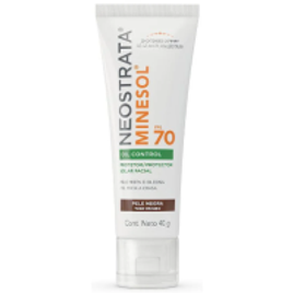 Protetor Solar Facial Minesol Oil Control Pele Negra FPS70 40g - Neostrata na Panvel Farmácias