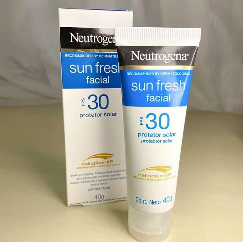 Protetor Solar Facial NEUTROGENA SUN FRESH FPS 30, 40g na Amazon