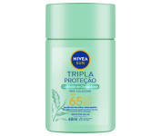 Protetor Solar Fluido Facial Tripla Proteção Controle de Oleosidade FPS 65 40ml na Amazon