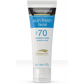 Protetor Solar Neutrogena Sun Fresh Facial Fps 70 40g na Amazon