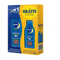 Protetor Solar Nivea Ph Fps50 200ml Gratis Protetor Solar Nivea Ph Fps50 100ml na Pague Menos