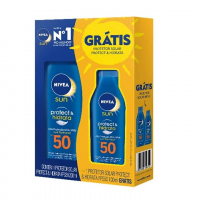 Protetor Solar Nivea Ph Fps50 200ml + Protetor Solar Nivea Ph Fps50 100ml na Pague Menos