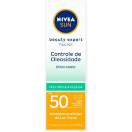 Protetor Solar Nivea Sun Facial Beauty Expert Fps 50 50g Pele Oleosa na Amazon
