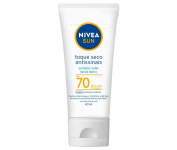 Protetor Solar NIVEA SUN Facial Toque Seco Antissinais FPS 70 40ml na Amazon