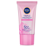 Protetor Solar NIVEA SUN Facial Tripla Proteção Loção Pele Radiante FPS50 40ml na Amazon