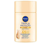 Protetor Solar NIVEA SUN Fluido Facial Tripla Proteção Antissinais FPS 65 40ml na Amazon