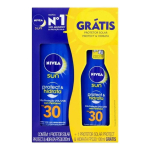 Protetor Solar Nivea Sun FPS 30 200ml + Protetor Solar Nivea Sun FPS 30 100ml na Amazon
