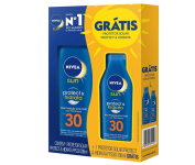 Protetor Solar Nivea Sun FPS 30 200ml + Protetor Solar Nivea Sun FPS 30 100ml na Amazon
