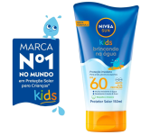 Protetor Solar NIVEA SUN Kids Brincando na Água FPS 60 150ml na Amazon