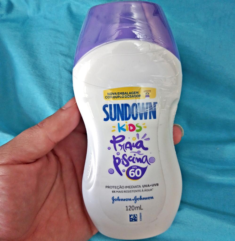 Protetor Solar Praia e Piscina Sundown Kids FPS 60, 120ml na Amazon