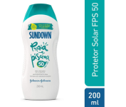 Protetor Solar Sundown Corpo e Rosto Praia e Piscina FPS 50, 200ml na Amazon