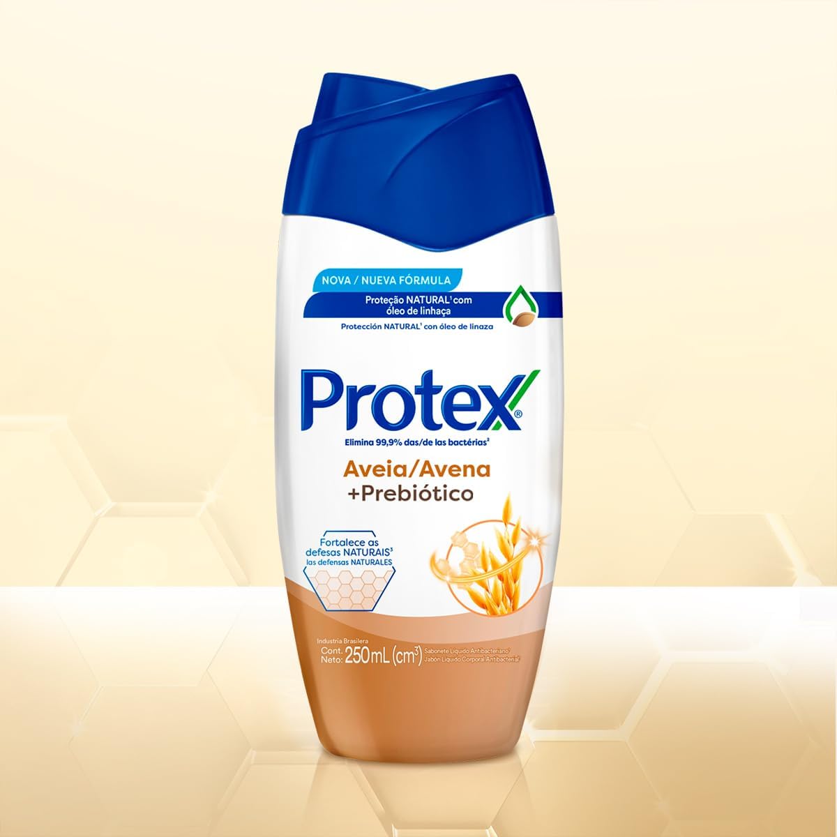 Protex Sabonete Líquido Antibacteriano para Corpo Aveia 250ml na Amazon