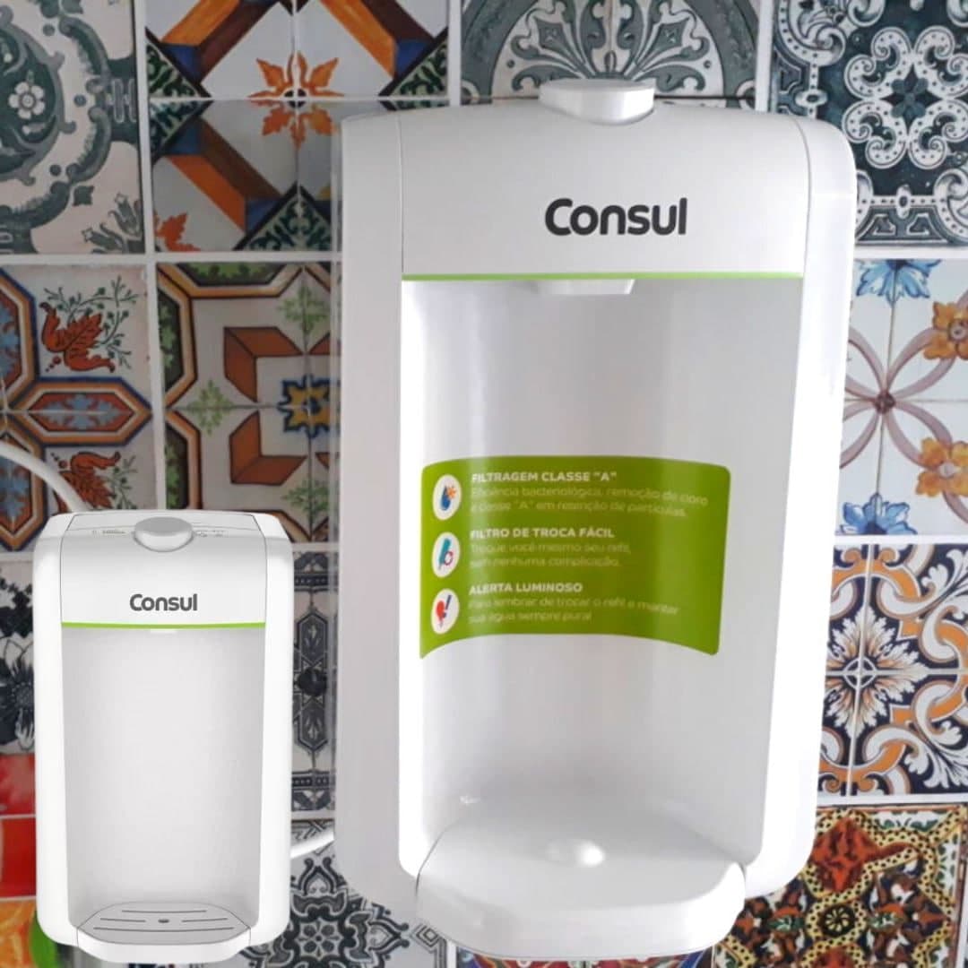 Purificador de Água Consul (CPC31AB) - Branco - Compacto e Perfeito para Pequenos Espaços na Magazine Luiza