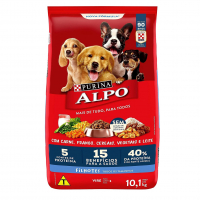 Purina Alpo NESTLÉ Ração Seca Para Cães Filhotes Receitas Caseiras Carne  10,1kg na Amazon
