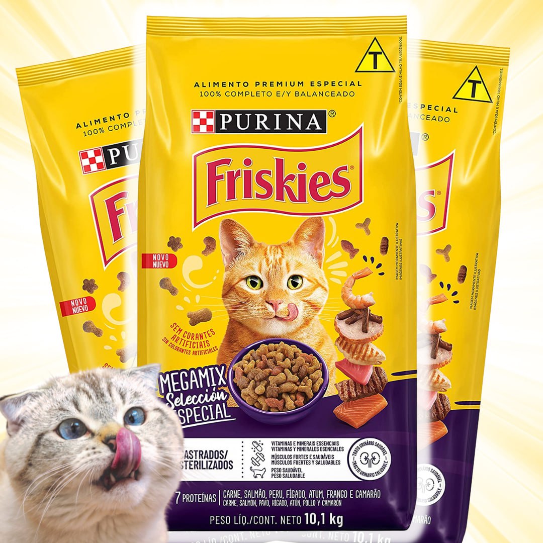 Purina Friskies Friskies Megamix Castrados 10,1Kg na Amazon