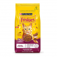 Purina Friskies Ração Gatos Castrados Friskies Mix De Carne 3Kg na Amazon