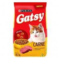 Purina Ração Gatos Adultos Gatsy Carne 10 1Kg na Amazon