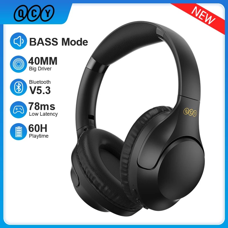 QCY H2 Bluetooth 5.3 Headphones Cupom na Aliexpress