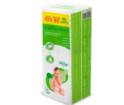 Quadrados de algodão Baby Bellacotton – 100 Unidades na Amazon