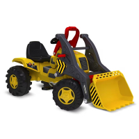 Quadriciclo Bandeirante Trator Escavadeira Com Pedal - Amarelo na Casas Bahia