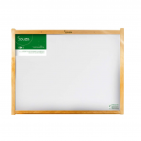 Quadro Branco Standard, Souza & Cia, 6152, Moldura De Madeira, 50x40 na Amazon
