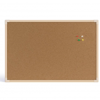 Quadro De Aviso Cortiça Moldura Madeira Pinus Neo STALO, 40x30 na Amazon