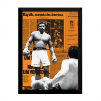 Quadro Decorativo Boxe Maguila O Campeão 42x29cm na Amazon