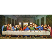 Quadro Santa Ceia Vintage Jesus Cristo Grande Tela Canvas na Amazon