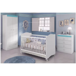 Quarto de Bebê Completo com Berço Guarda-Roupa - Cômoda Móveis Estrela Satriani na Magazine Luiza