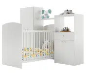 Quarto de Bebê Completo com Berço Guarda-roupa e Cômoda – Multimóveis na Amazon