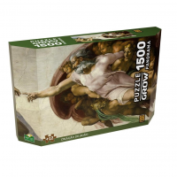 Quebra-cabeça 1500 Peças Panorama Criação De Adão na Amazon