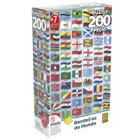 Quebra-Cabeça P200 Bandeiras Do Mundo, Grow, Multicor na Amazon