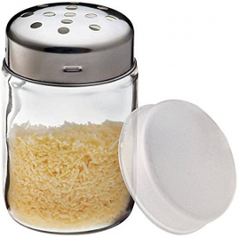 Queijeira de Vidro e Inox com Tampa Euro Incolor / Inox na Amazon