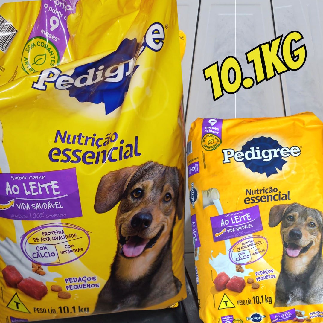 Ração Pedigree Nutrição Essencial Carne Ao Leite Para Cães Adultos 10.1 kg na Amazon
