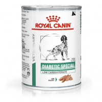 Ração Royal Canin Lata Canine Veterinary Diet Diabetic Especial Low Carbohidrat Wet 410G na Amazon
