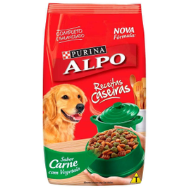 Ração Seca para Cães Purina Alpo Adultos Carne Frango Cereais Vegetais 18kg na Ponto