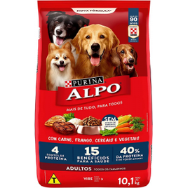Ração Seca para Cães Receitas Caseiras Carne Grelhada com Vegetais 10,1kg - NESTLÉ PURINA ALPO na Amazon