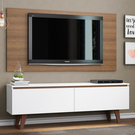 Rack Madesa Le Mans e Painel para TV até 55'' 2 Portas na Loja Madesa
