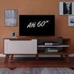Rack para Tv ate 60″ com porta basculante LOTUS na Amazon