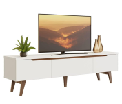 Rack para TV até 75 Polegadas Madesa Reims 2 Portas 1 Gaveta – Branco na Amazon