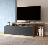 Rack para TVs até 50 Polegadas 2 Porta 3 Nichos Linea Appunto na Magazine Luiza