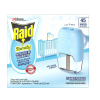 Raid Repelente Elétrico Líquido 45 Noites Family Aparelho+Refil na Amazon