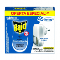Raid Repelente Elétrico Líquido Anti Mosquitos 1 Aparelho + 1 Refil De 32 9 Ml na Amazon