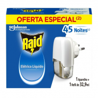Raid Repelente Elétrico Líquido Anti Mosquitos 1 Aparelho + 1 Refil De 32 9 Ml na Amazon