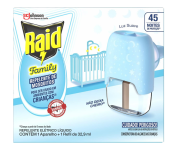 Raid Repelente Eletrico Líquido Family, Até 45 Noites de Proteção contra Mosquito, 1 Aparelho e 1 Refil de 32,9ml na Amazon
