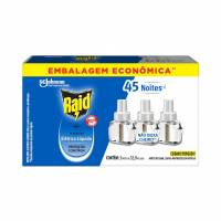Raid, Repelente Líquido Elétrico Com 3 Unidades na Amazon